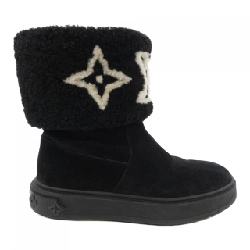 Giày bốt LOUIS VUITTON logo da lộn dòng Snowdrop - Hàng hiệu Authentic