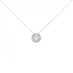 K18YG Dây chuyền kim cương 0.303CT - Hàng hiệu Chính hãng