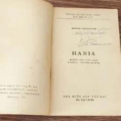 Truyện vừa HANIA - Nhà văn Ba Lan H. Sienkievich (Giải Nobel Văn chương 1905) 783708