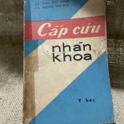 Cấp cứu nhãn  Khoa- Xb 1977
