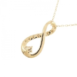 Dây chuyền kim cương K18YG 0.10CT - Hàng hiệu Chính hãng 856990