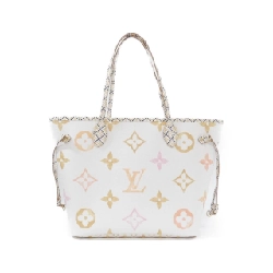 Túi xách Louis Vuitton Monogram Flower Tile (LV by the Pool) Neverfull 2023 MM M22978 - Hàng hiệu Authentic