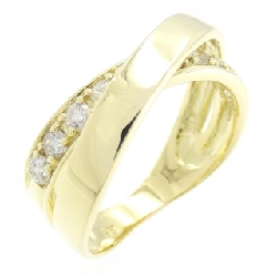 Nhẫn kim cương K18YG 0.50CT