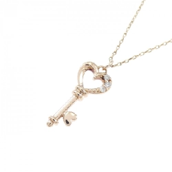 K10PG Khóa × Trái tim Dây chuyền Kim cương - Hàng hiệu Chính hãng 856805