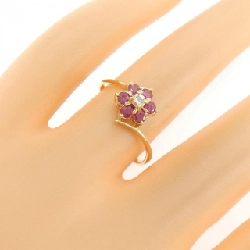 Nhẫn Ruby Hoa K18YG 0.50CT - Hàng hiệu Chính hãng 855281