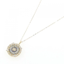 K18YG Sapphire Necklace 0.41CT - Hàng hiệu Authentic 864194