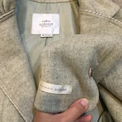 [Siêu Phẩm Hàn] Áo khoác vest vintage dạ ép hand made Soloist dạ miếng xịn cao cấp 701526