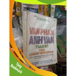 (TẶNG BOOKMARK) Văn phạm Anh Văn toàn bộ - Lê Bá Kông 1989 mới 80% ố rách gáy Sách tự học tiếng Anh RBK2702