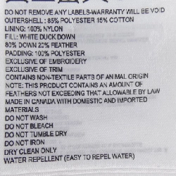 Canada Goose 3426MNF Áo khoác lông - Hàng hiệu Authentic 896538