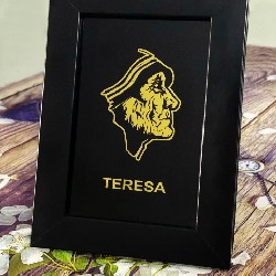 Tranh Dát Vàng Để Bàn/ Treo Tường Mẹ Teresa