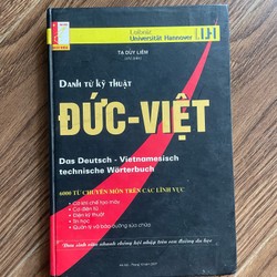 Danh từ kỹ thuật đức - việt , 600 từ chuyên môn trên các lĩnh vực cơ khí chế tạo máy 186685