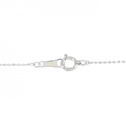 K18WG Dây chuyền hình trái tim kim cương 1.00CT - Hàng hiệu Chính hãng 864716