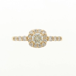 Nhẫn kim cương K18YG 0.158CT - Hàng hiệu Authentic 852811