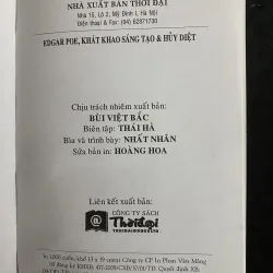 Edgar Poe - Khát khao sáng tạo và hủy diệt.  Tác giả: Jacques Cabau 1030712