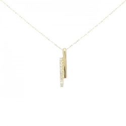 Dây chuyền kim cương K18YG 0.10CT - Hàng hiệu Chính hãng