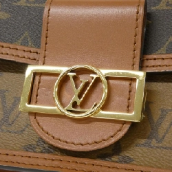 Ví Louis Vuitton Monogram Reverse Porte-Feuille Dauphine M68746 Chain Wallet - Hàng hiệu Authentic 806114