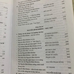 Nguyễn bỉnh khiêm về tác gia và tác phẩm. Bìa cứng. 999 469873