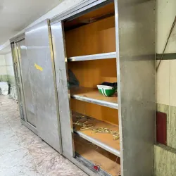 Tủ inox cỡ trung bề mặt sơn tĩnh điện, cửa trượt, có kệ trong 755578