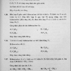 300 Bài Tập Trắc Nghiệm Hóa Học Hữu Cơ Xưa 8094