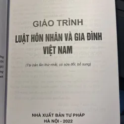 Giáo trình Luật Hôn nhân và Gia đình 1039780