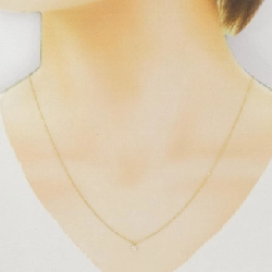 K18YG Solitaire Dây chuyền kim cương 0.08CT - Hàng hiệu Chính hãng 863214