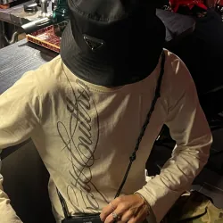 [PRADA] Bucket hat Re-Nylon Black Size M Authentic 1037068