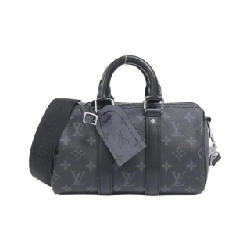 Túi Boston Louis Vuitton Monogram Eclipse Reverse Keepall Bandoulière 25cm M46271