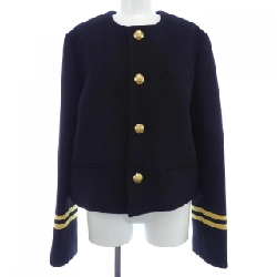 Áo khoác không cổ CELINE SPENCER CAPTAIN JACKET 2V75F6700