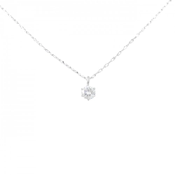 Dây chuyền kim cương Solitaire PT900 0.10CT - Hàng hiệu Chính hãng