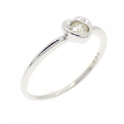 Nhẫn kim cương hình trái tim K10WG 0.08CT - Hàng hiệu chính hãng