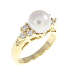 Nhẫn ngọc trai Akoya Tiffany 7.2mm - Hàng hiệu Authentic