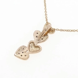 K18PG Dây chuyền hình trái tim kim cương - Hàng hiệu Authentic 862026