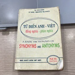 Từ điển Anh - Việt, Đồng nghĩa - Phản nghĩa
