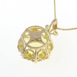 K18YG Đá màu Dây chuyền - Hàng hiệu Chính hãng 858262