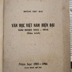 Văn Học Việt Nam hiện đại (1945-1954) - Giáo sư/nhà giáo nhân dân Hoàng Như Mai 726796