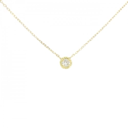 Dây chuyền kim cương K18YG 0.10CT - Hàng hiệu Chính hãng