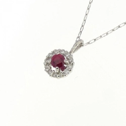 Dây chuyền ruby PT900 0.04CT - Hàng hiệu Authentic 863674