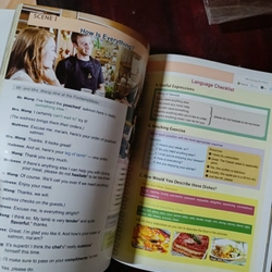 Restaurant English sách chuyên ngành nhà hàng có CD 215746