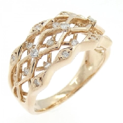 Nhẫn kim cương K18PG 0.20CT