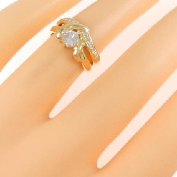 Nhẫn kim cương K18YG 0.50CT 669315