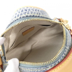 Túi đeo chéo Louis Vuitton Damier Denim 3D Cờ vua N40706 609098