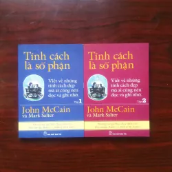 [Sách Danh Nhân] Tính Cách Là Số Phận (John McCain & Mark Salter) Combo Tập 1+2