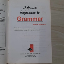 A Quick Reference to GRAMMAR 325624