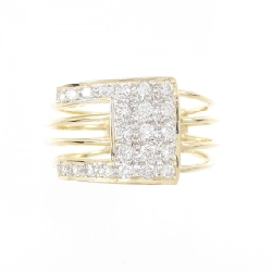 Nhẫn kim cương K18YG/K18WG 0.32CT 673119