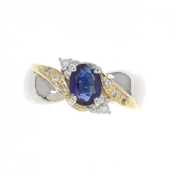 Nhẫn Sapphire PT900/K18YG 0.78CT - Hàng hiệu Chính hãng 849818
