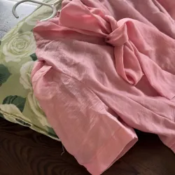 Váy Hồng đào tay bồng size S 1012922