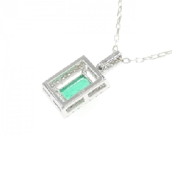 K18WG Emerald Necklace 0.41CT - Hàng hiệu Authentic 865277