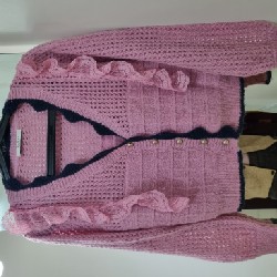 Cardigan len mỏng điệu đà