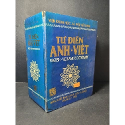 Từ điển Anh Việt (bìa cứng) mới 60% bẩn bìa, ố vàng, bung gáy, bung trang nhẹ 1992 Viện Khoa học xã hội Việt Nam HCM2205 HỌC NGOẠI NGỮ Rebooks.vn