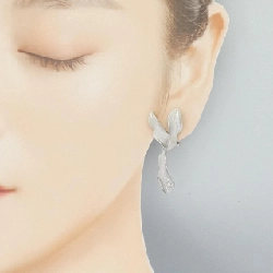 Bông tai kim cương 0.08CT - Hàng hiệu Authentic Matsui Hisako 844909